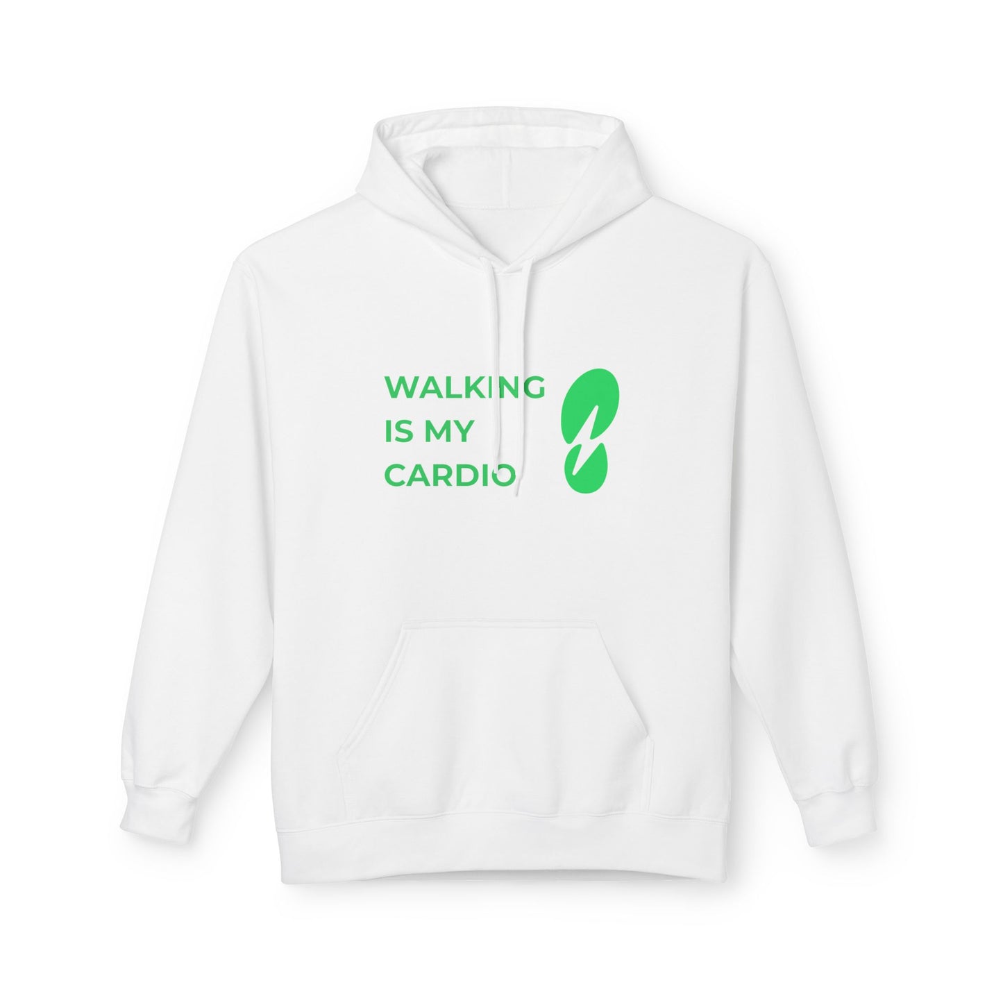 Softstyle Fleece Hoodie - 'Walking is my Cardio'