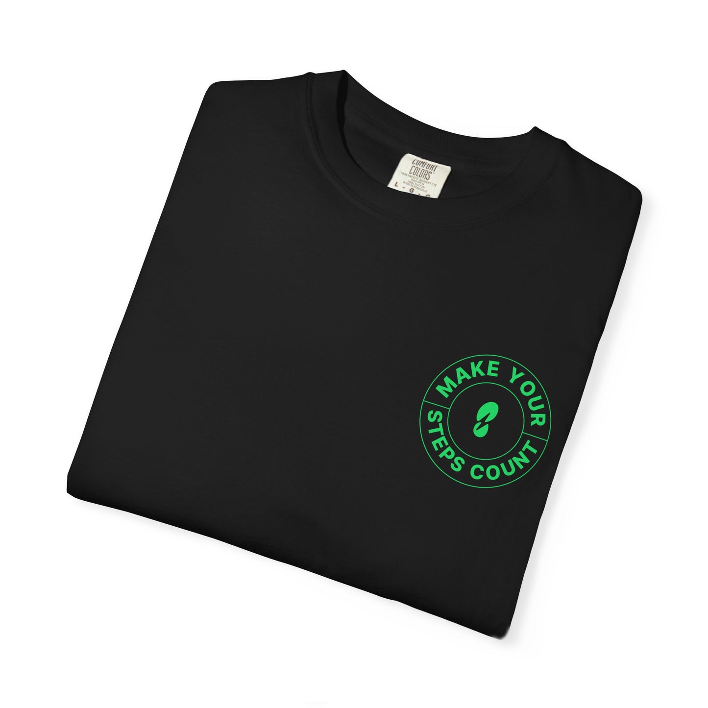T-shirt 'Make your Steps Count'
