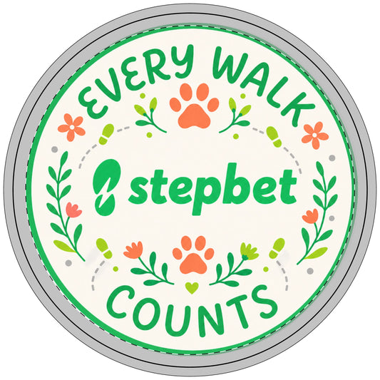 Retractable Pet Leash — StepBet "Every Walk Counts"