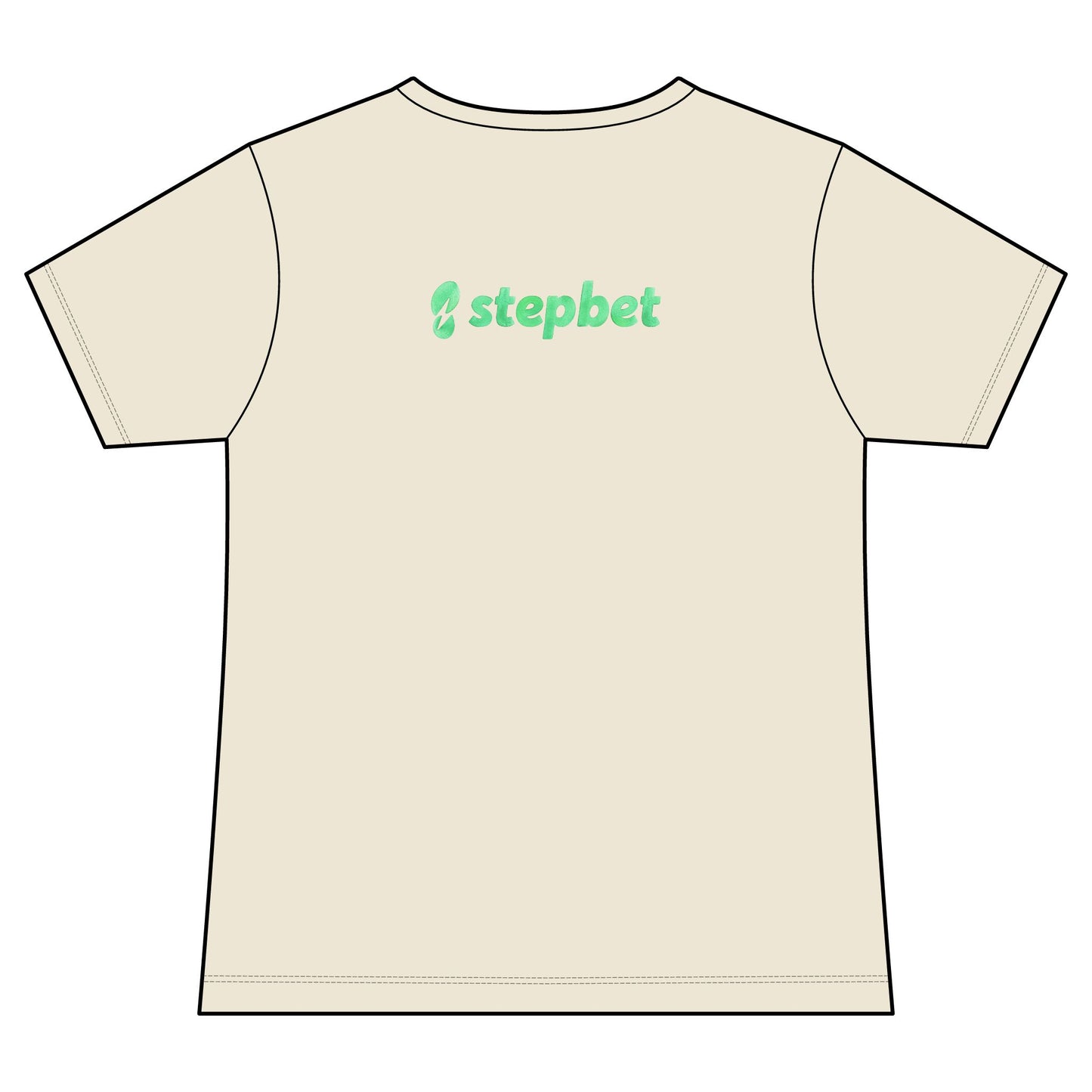 StepBet Logo V-Neck Tee — Women's Fitness Motivational Running Shirt
