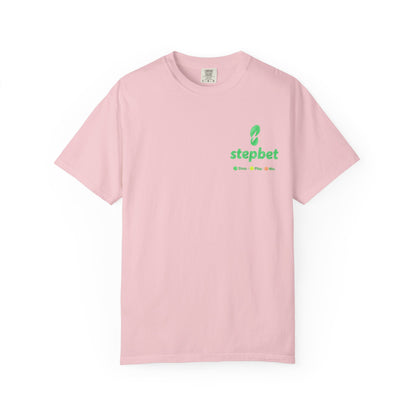 Stepbet T-Shirt — Watercolor Spring Logo Tee