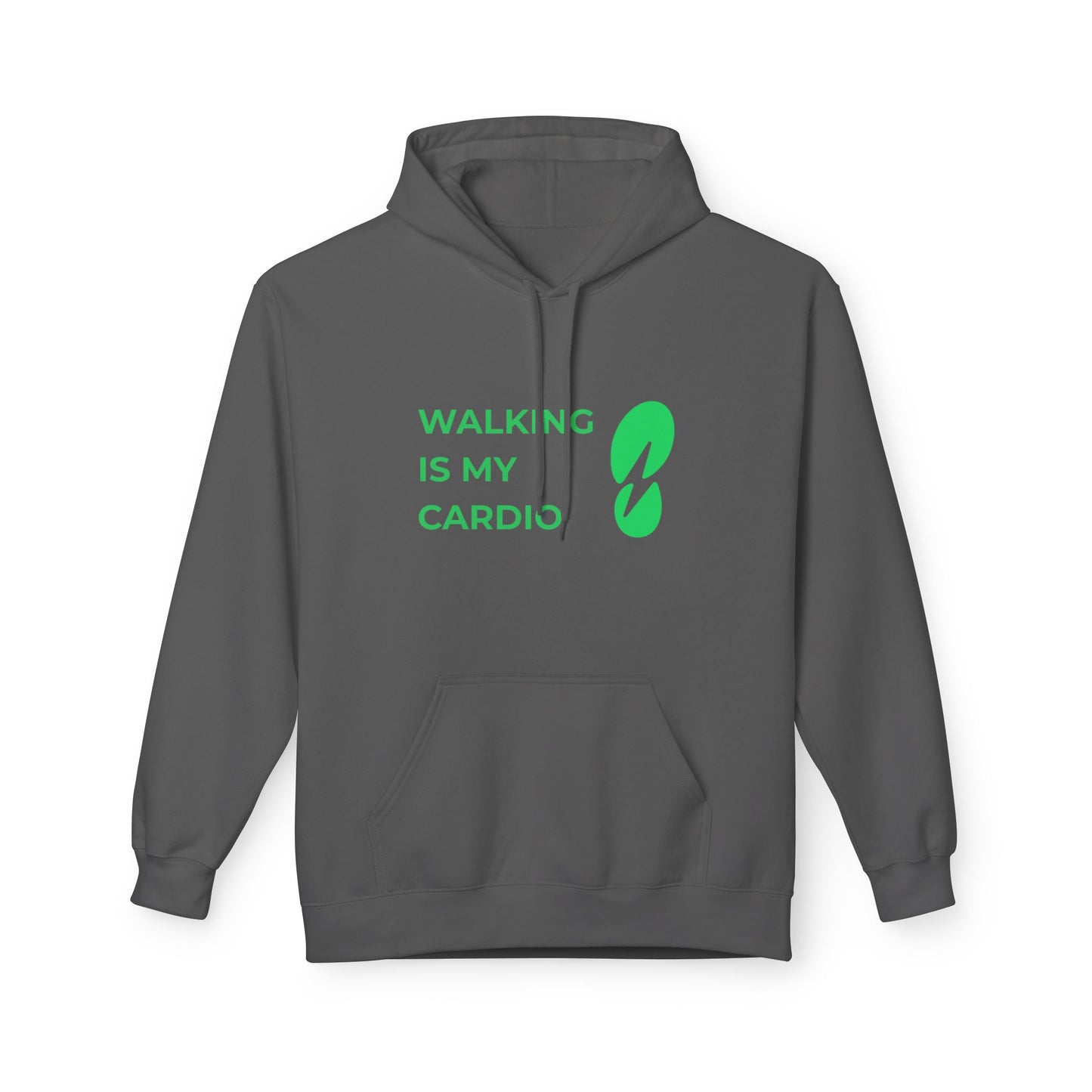 Softstyle Fleece Hoodie - 'Walking is my Cardio'