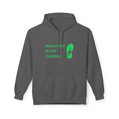 Softstyle Fleece Hoodie - 'Walking is my Cardio'