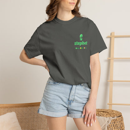 Stepbet T-Shirt — Watercolor Spring Logo Tee