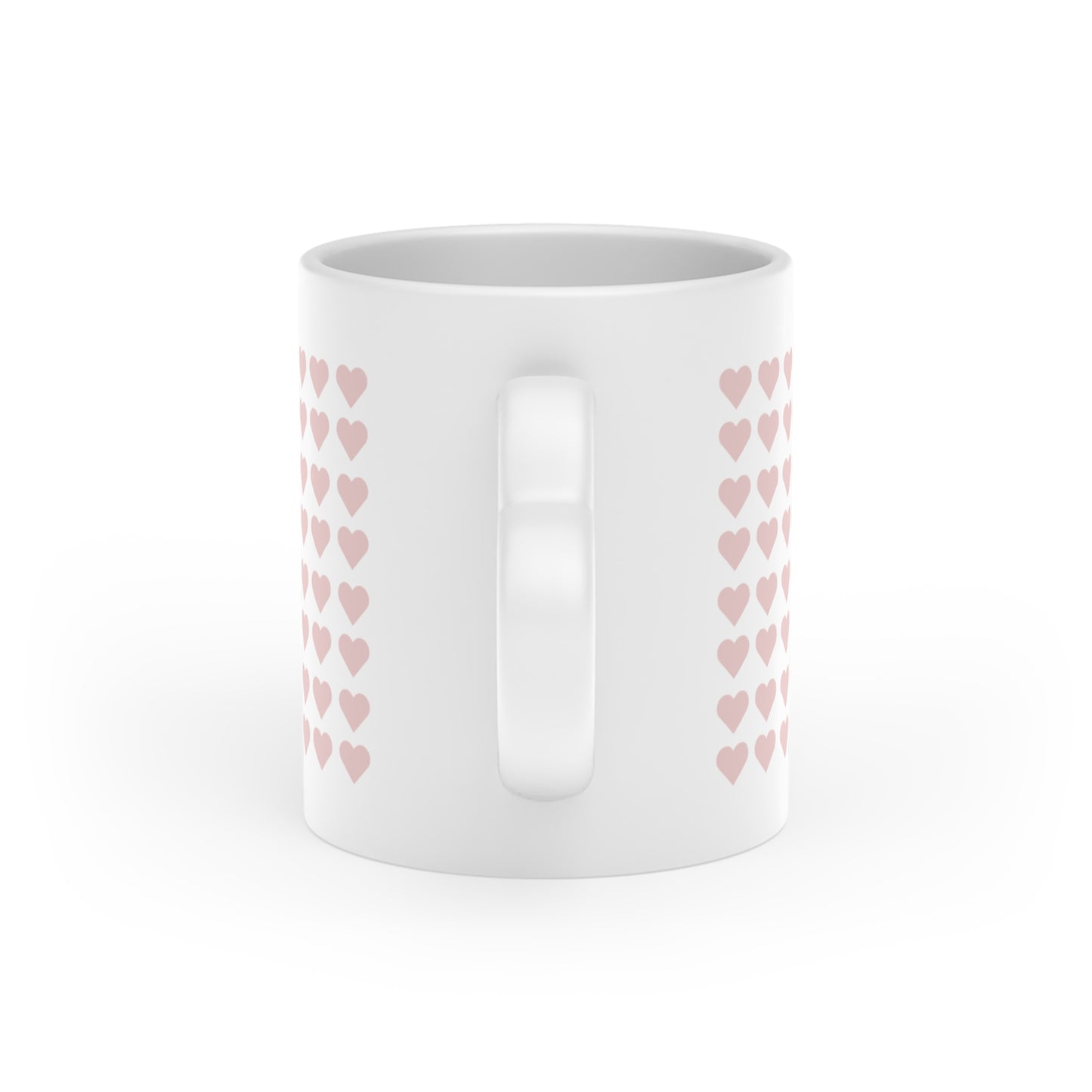 Heart Pattern Mug — 'stepbet' Logo Valentine's Coffee Cup