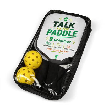 Talk to the Paddle Pickleball Paddle Set — 2 Pack with Balls