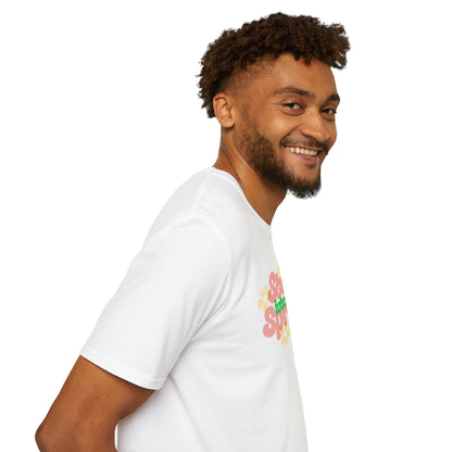 Step Into Spring T-Shirt — Retro Floral Springtime Tee