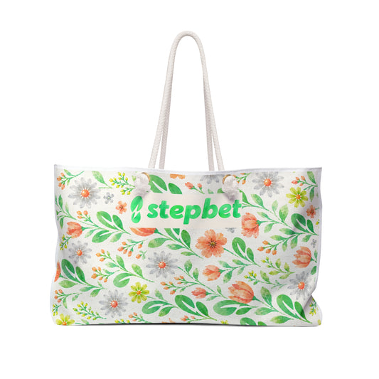 StepBet Floral Weekender Bag