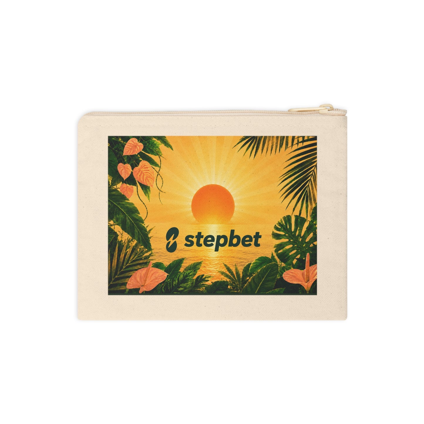 Tropical StepBet Zipper Pouch