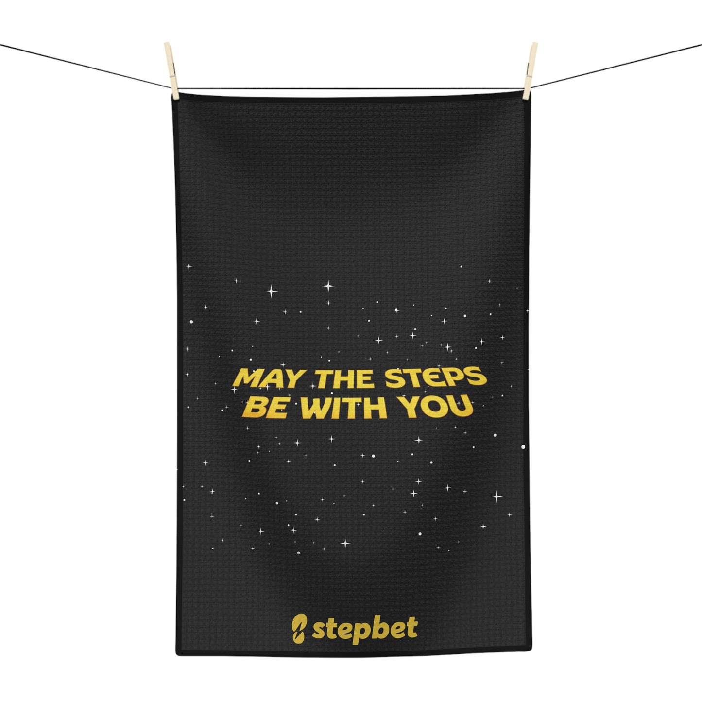 May The Steps Be With You Microfiber Tea Towel
