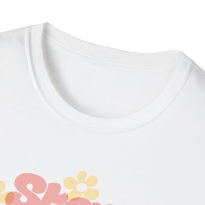 Step Into Spring T-Shirt — Retro Floral Springtime Tee