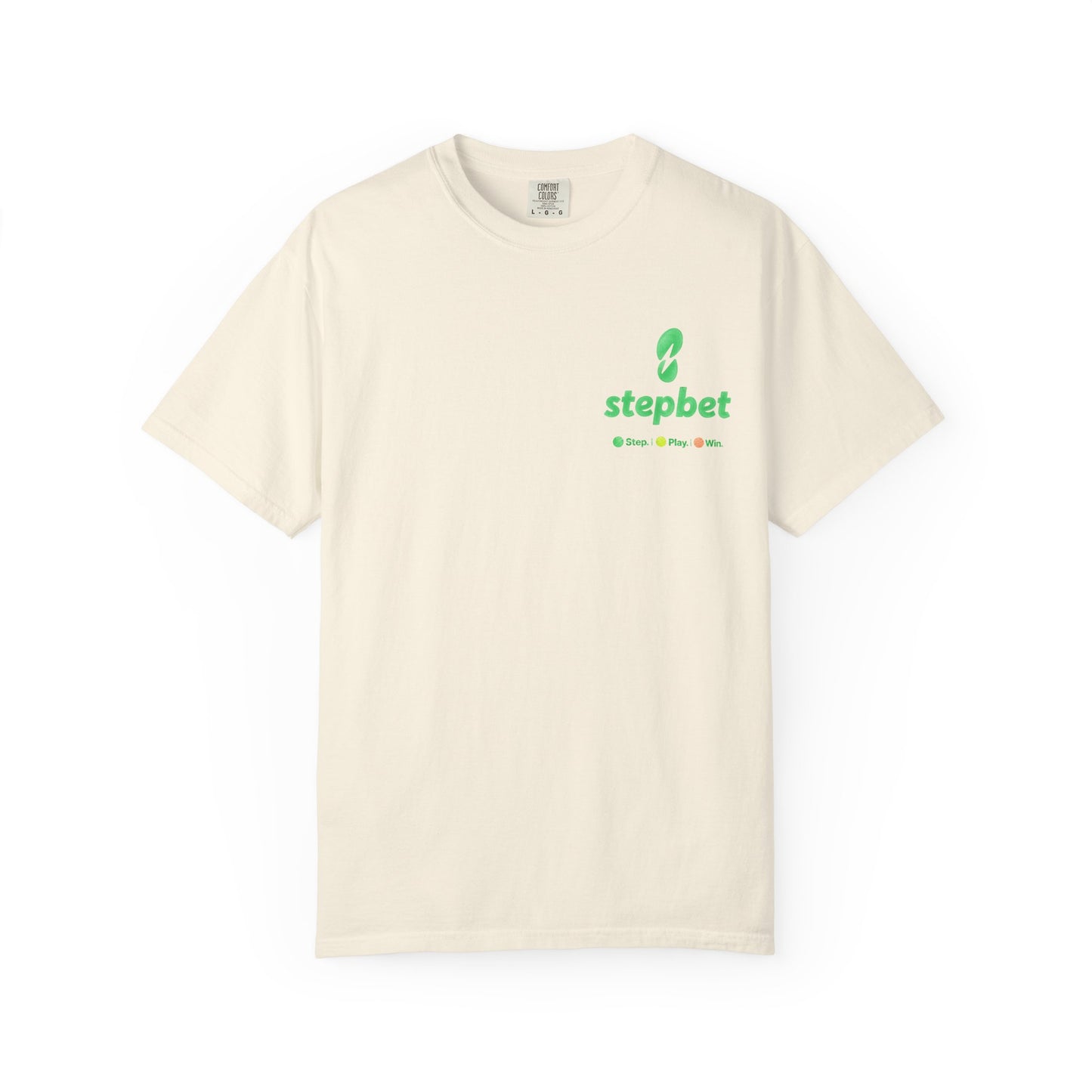 Stepbet T-Shirt — Watercolor Spring Logo Tee