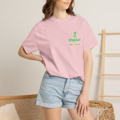 Stepbet T-Shirt — Watercolor Spring Logo Tee