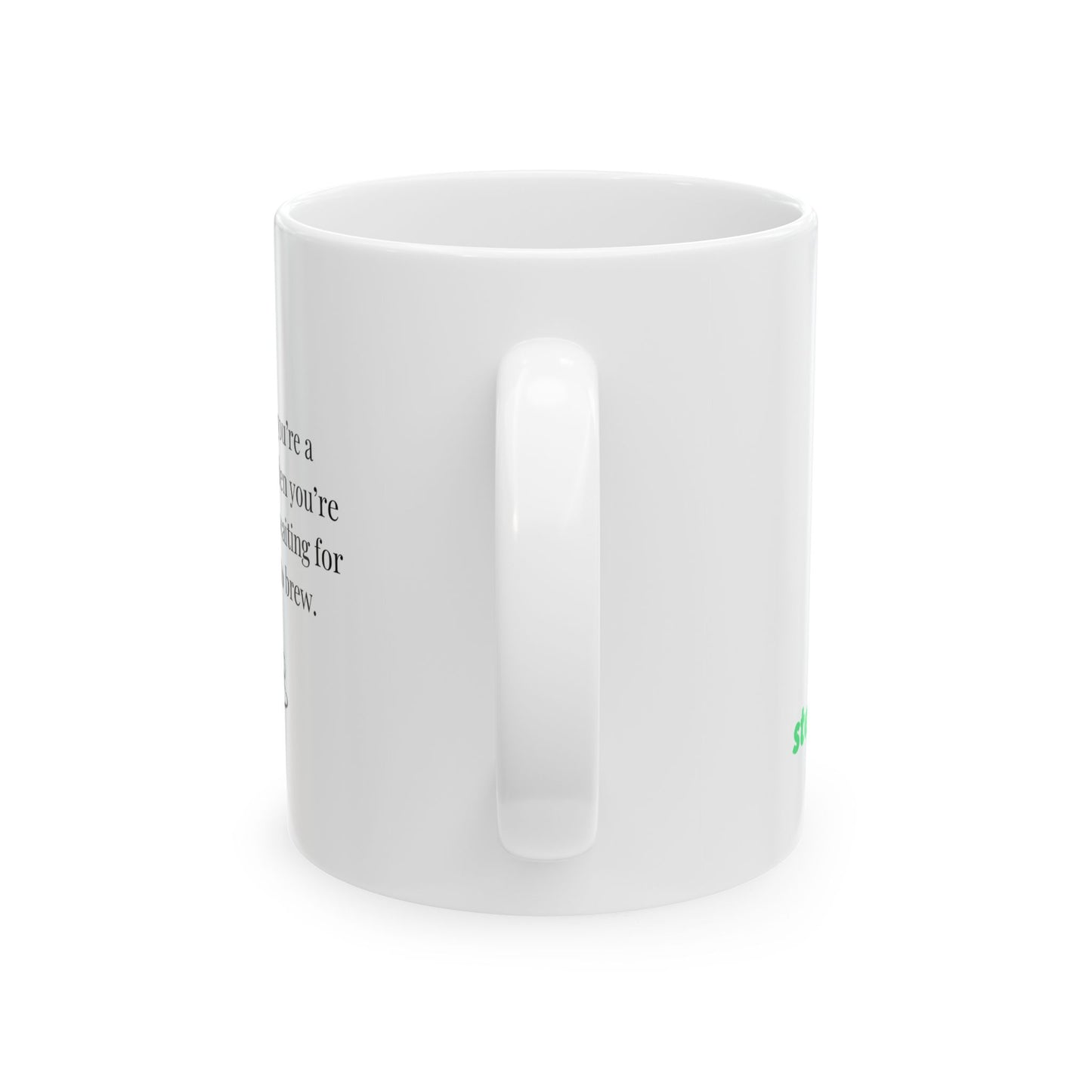 StepBetter Coffee Mug - Motivational Ceramic Cup for Coffee Lovers, Gift for Fitness Enthusiasts, 11oz & 15oz Sizes