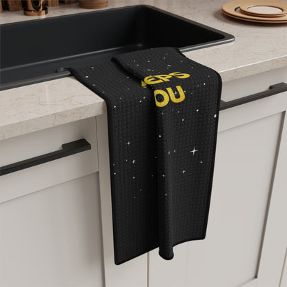 May The Steps Be With You Microfiber Tea Towel