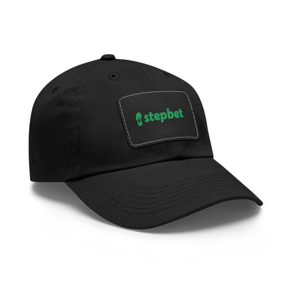 Dad Hat with Leather Patch - Stepbet