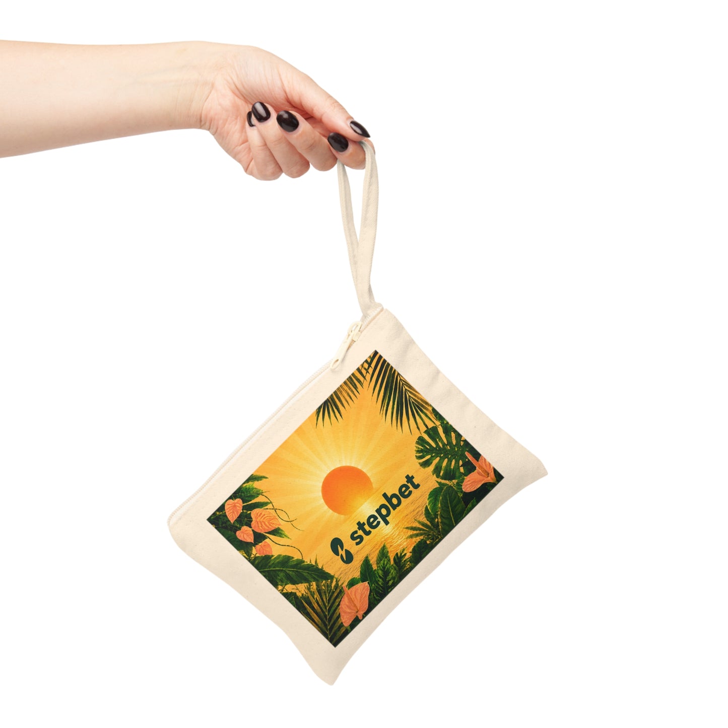 Tropical StepBet Zipper Pouch