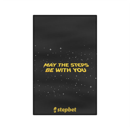 May The Steps Be With You Microfiber Tea Towel